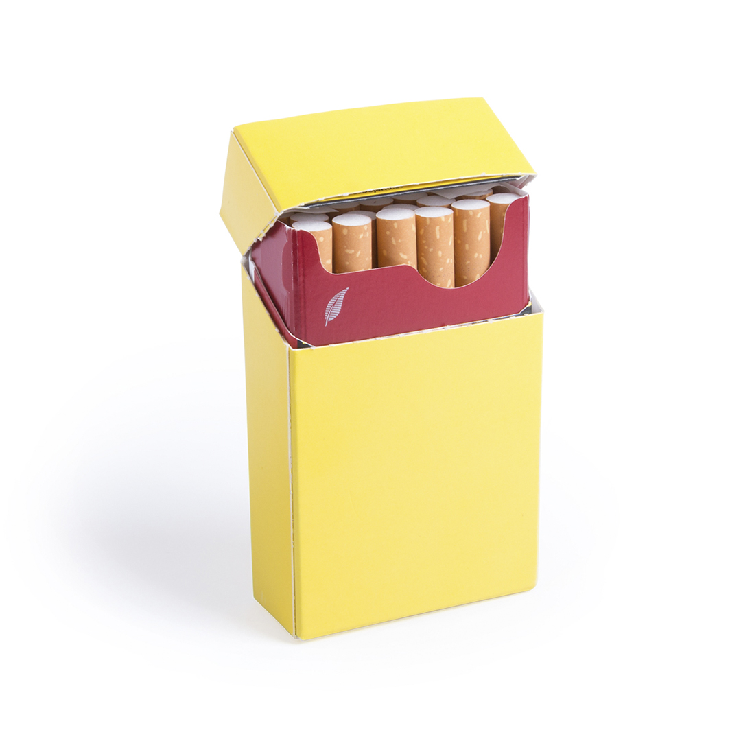 Funda para tabaco personalizada Straik de cartón emoji amarillo - Artículos fumador - Regalo Promocional Personalizado - imagen 3