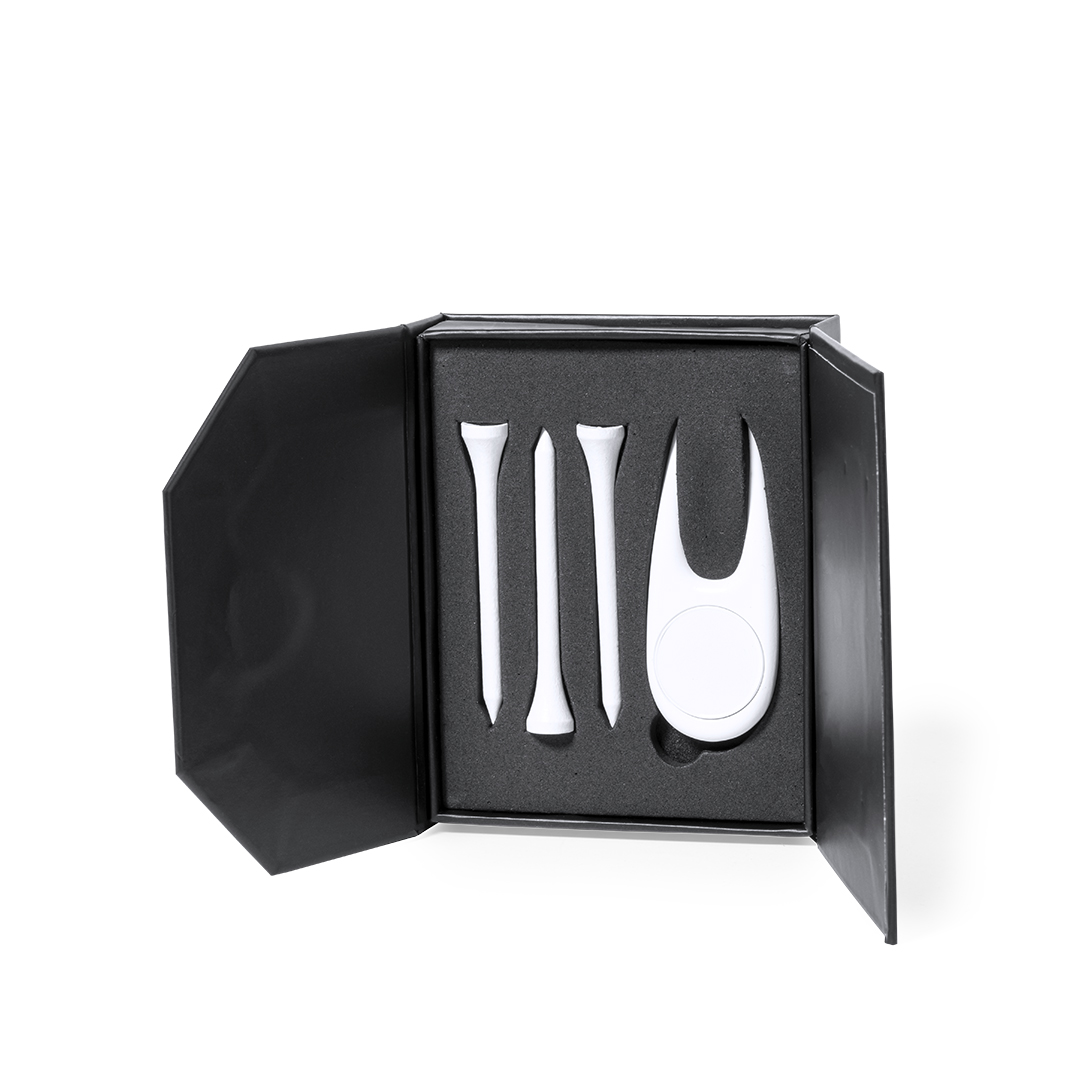 Set golf personalizado Grent elegante con divot metálico