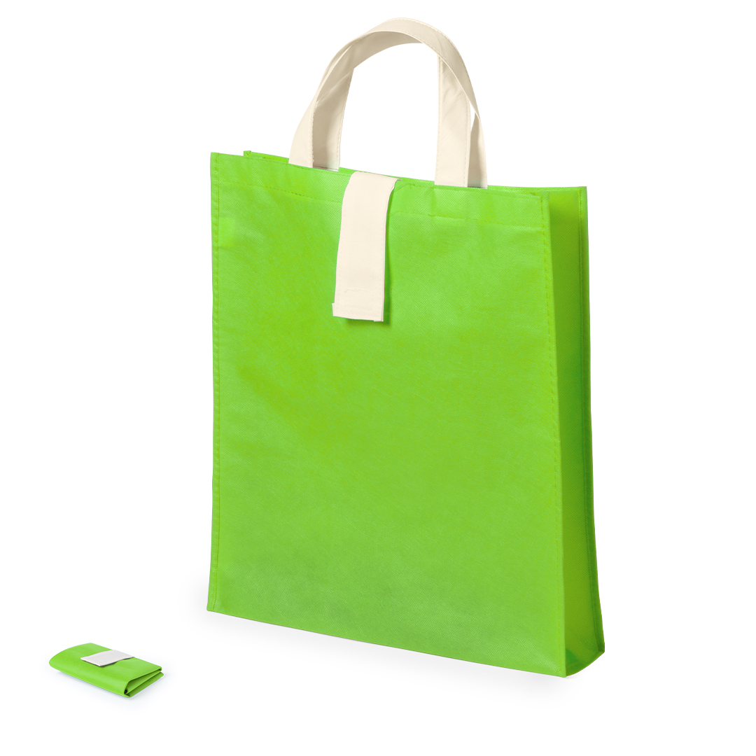 Bolsa plegable personalizada Blastar de non-woven con velcro - Bolsas personalizadas plegables - Regalo Promocional Personalizado