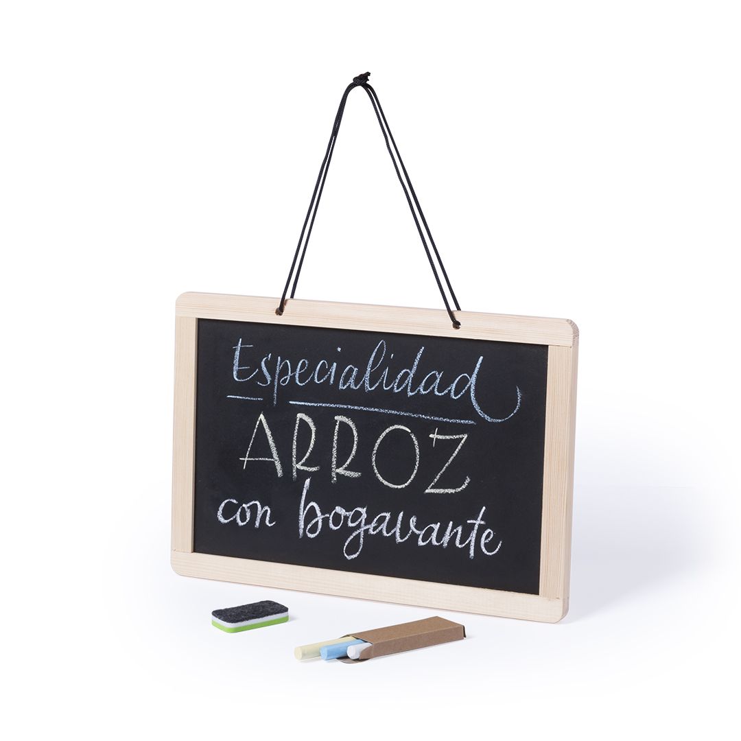 Pizarra personalizada Marnik de doble cara para colgar con accesorios - Otros accesorios cocina - Regalo Promocional Personalizado - imagen 4