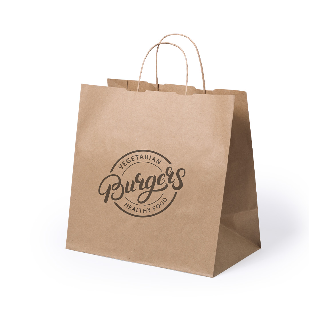Bolsa Take Away - Bolsas personalizadas con fuelle - Regalo Promocional Personalizado