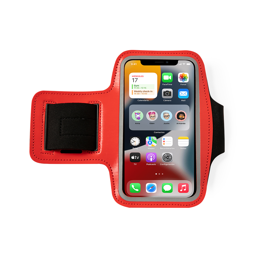 Brazalete personalizado Kelan deportivo táctil con frontal reflectante - Running - Regalo Promocional Personalizado - vista alternativa