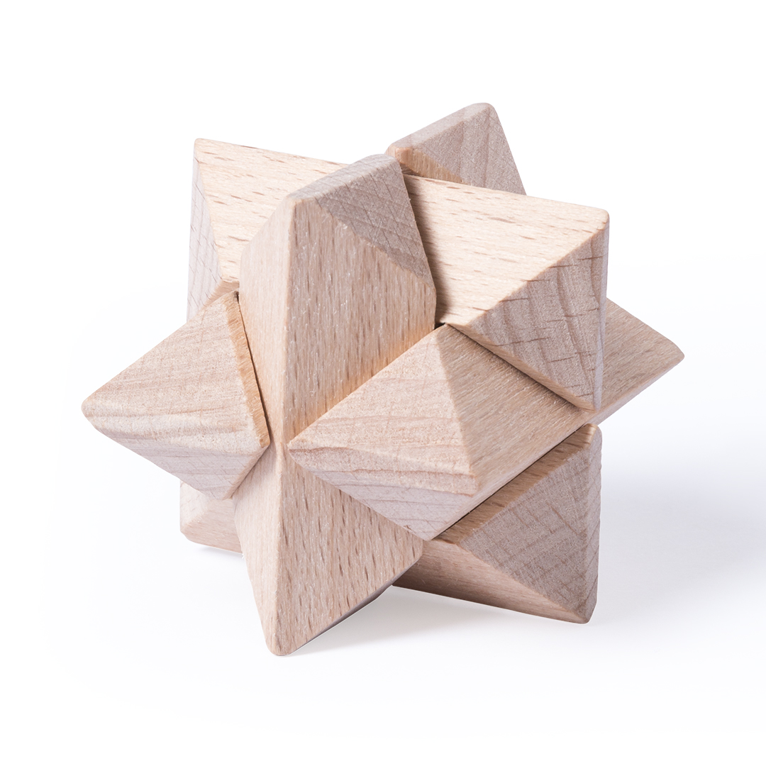 Set juegos habilidad personalizado Genium de madera natural 3 piezas - Niños y Juegos - Regalo Promocional Personalizado - vista alternativa