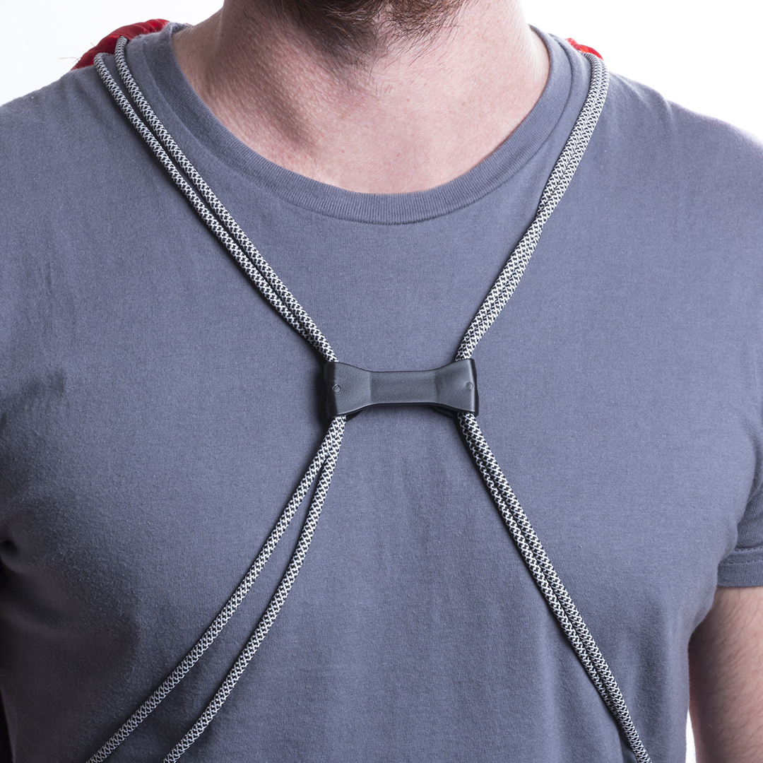 Mochila personalizada Telner de cuerdas con salida de auriculares