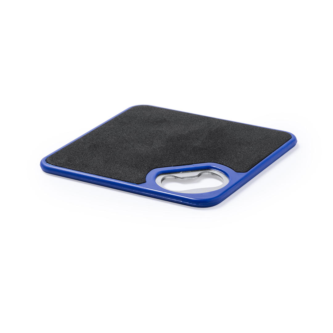 Posavasos abridor personalizado Olmux metálico con base antideslizante