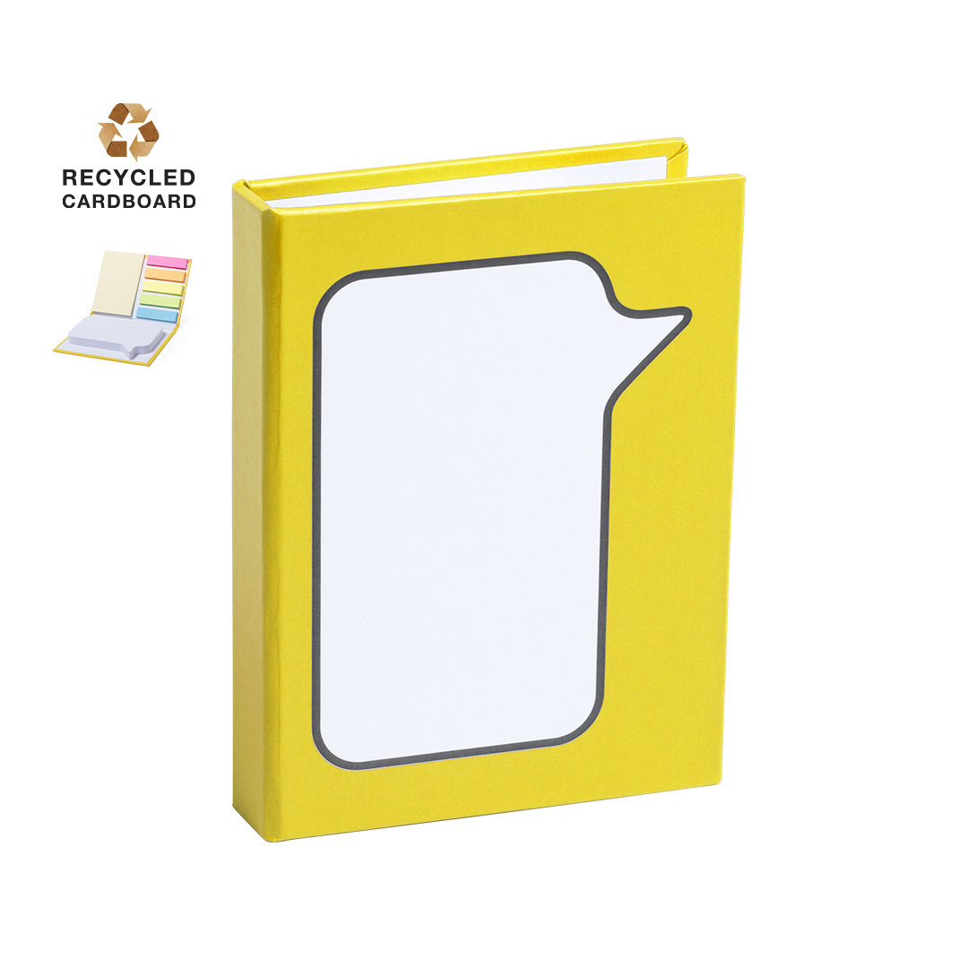 Bloc de notas personalizado Dosan adhesivas bocadillo en cartón reciclado