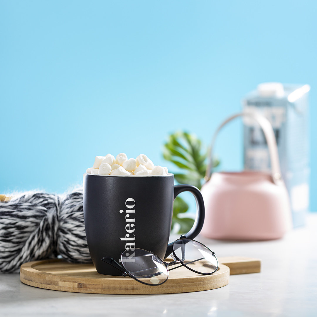 Taza de cerámica personalizada Mabery de 470ml con exterior colorido - Tazas y vasos personalizados - Regalo Promocional Personalizado - imagen 3