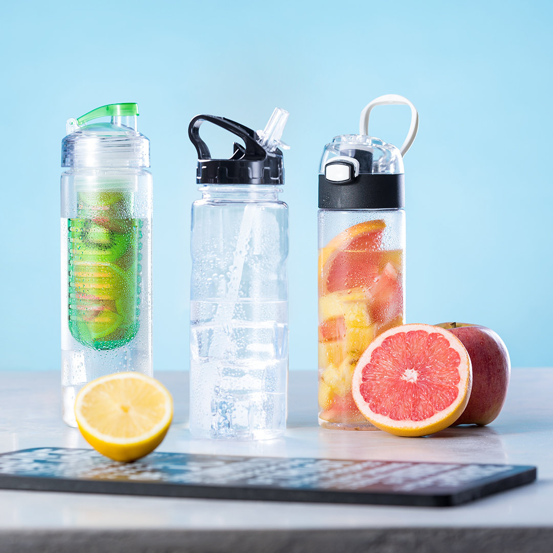 Bidón personalizado Vandix de 650ml en Tritan resistente con dosificador y tapón de seguridad