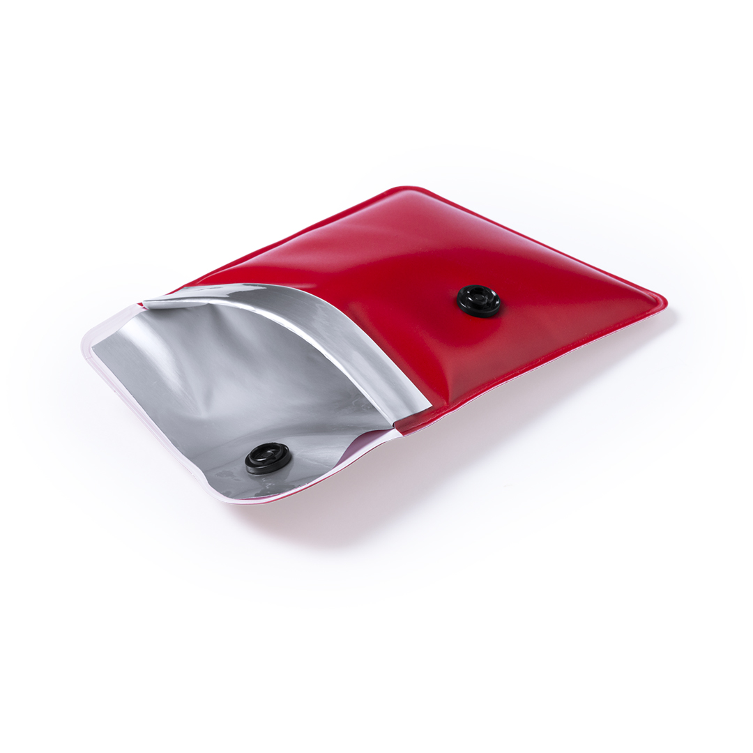 Cenicero de bolsillo personalizado Berko de colores con interior aluminio