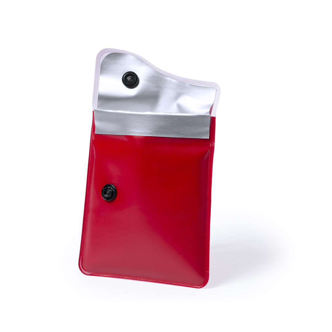 Cenicero de bolsillo personalizado Berko de colores con interior aluminio