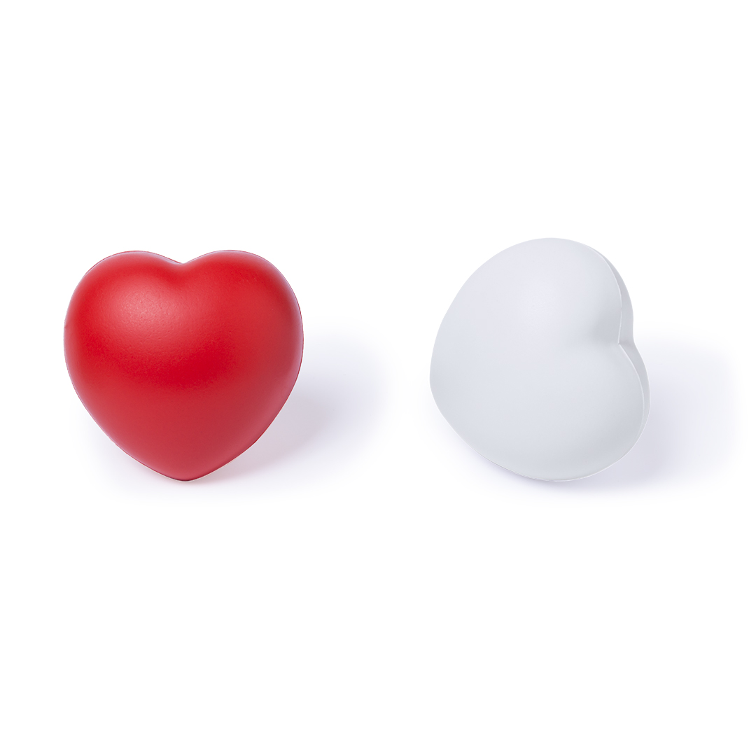 Antiestrés Ventry corazón PU brillante colores vivos