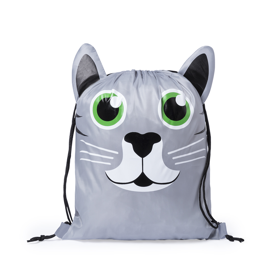 Mochila personalizada Llorel plegable para niño de poliéster 210T con animalitos - Niños y Juegos - Regalo Promocional Personalizado