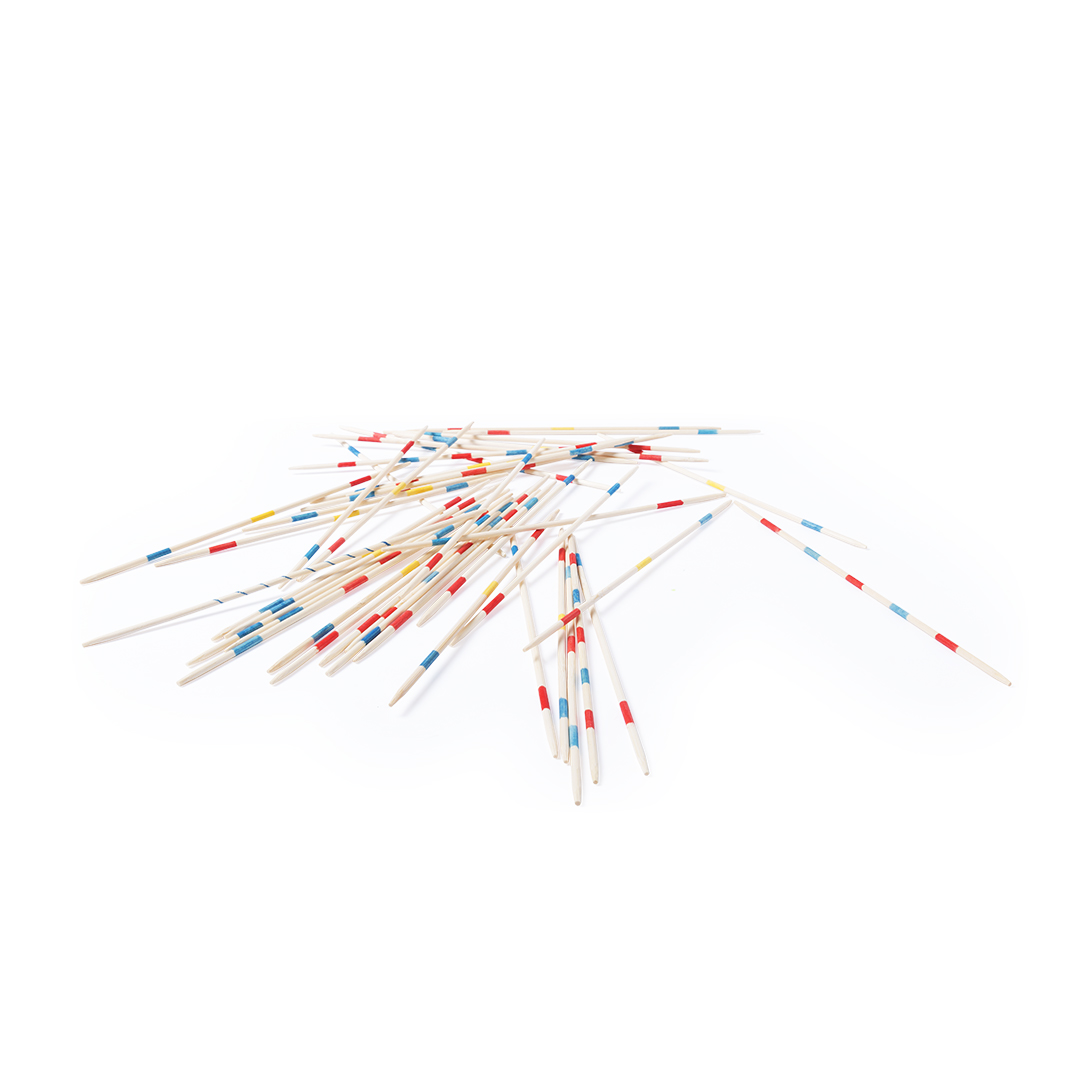 Juego de habilidad personalizado Mikado clásico con 41 palitos de madera