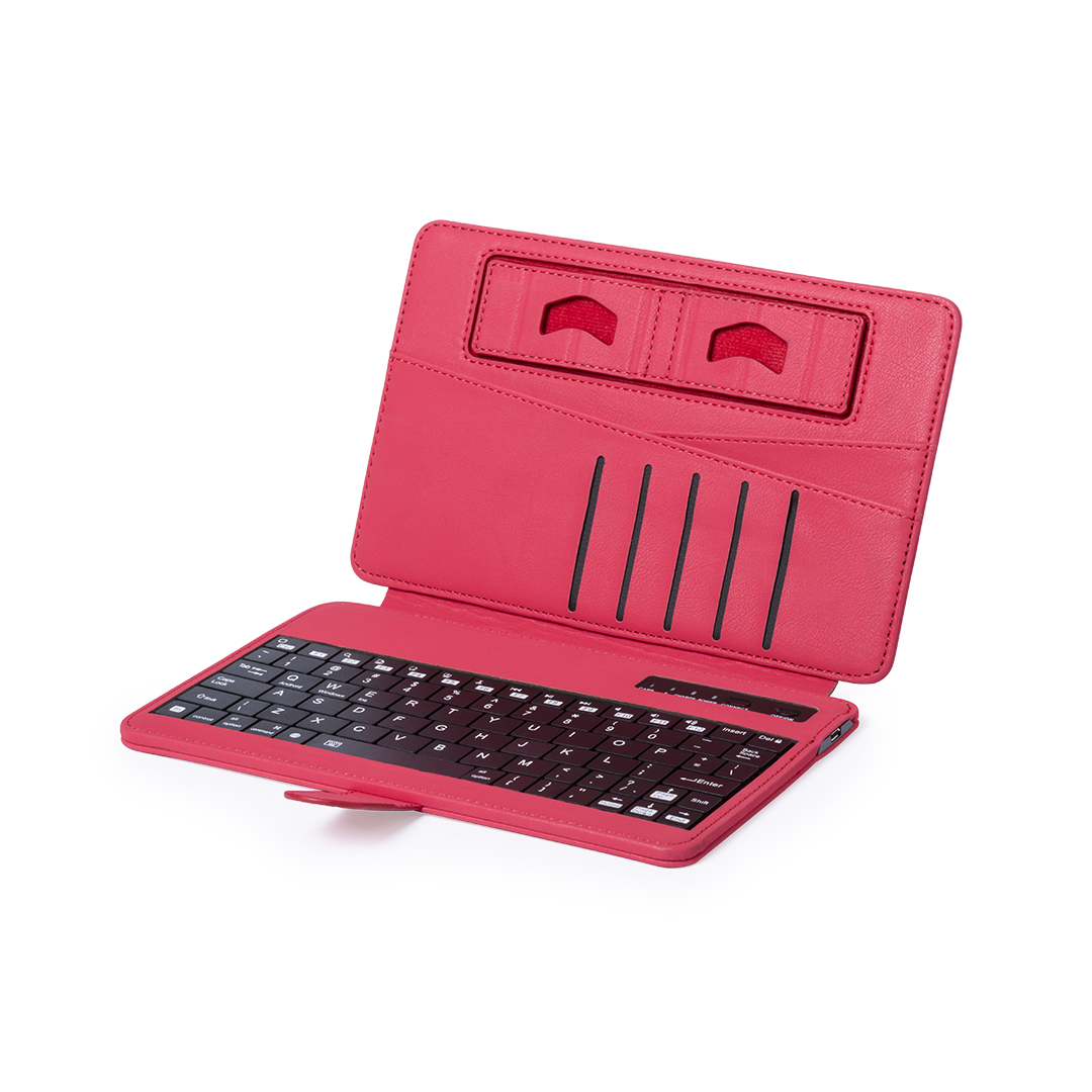 Teclado soporte personalizado Dustin Bluetooth con polipiel