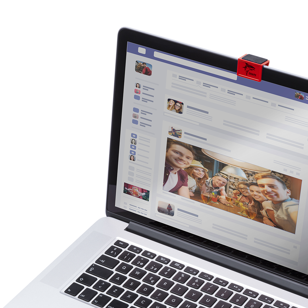 Tapa webcam personalizada Fewek con limpiador de pantalla