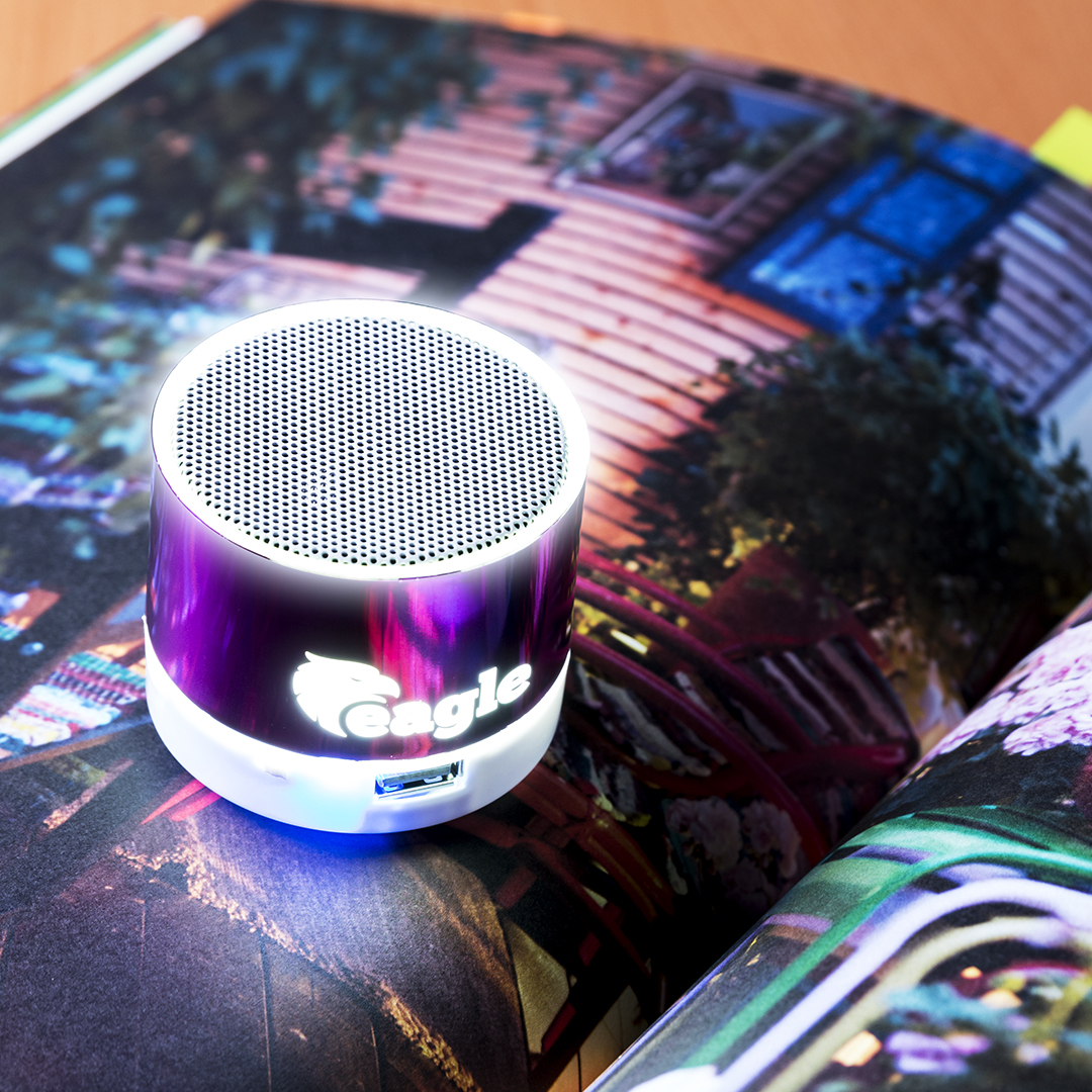 Altavoz Viancos bicolor con marcaje láser iluminado - Tecnología - Regalo Promocional Personalizado - imagen 3