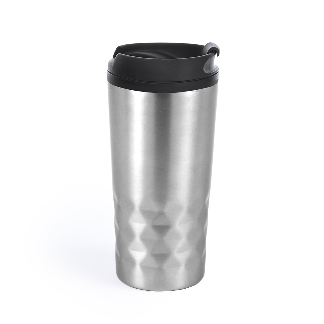 Vaso térmico personalizado Dritox de acero inox rombos brillante de 310ml - Tazas y vasos personalizados - Regalo Promocional Personalizado - imagen 3