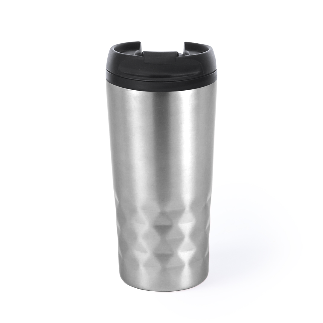 Vaso térmico personalizado Dritox de acero inox rombos brillante de 310ml - Tazas y vasos personalizados - Regalo Promocional Personalizado - imagen 4