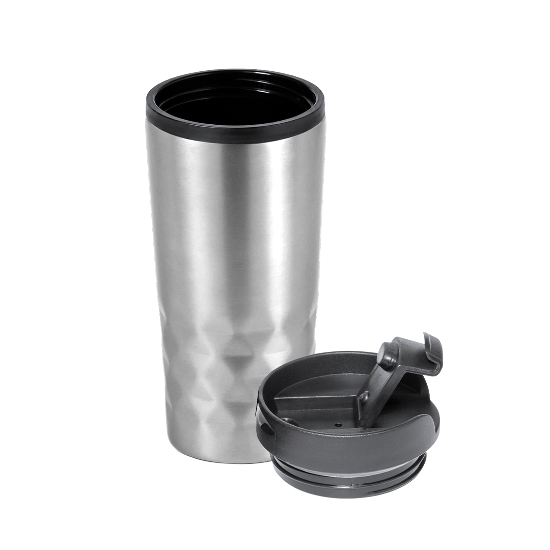 Vaso térmico personalizado Dritox de acero inox rombos brillante de 310ml - Tazas y vasos personalizados - Regalo Promocional Personalizado - imagen 5
