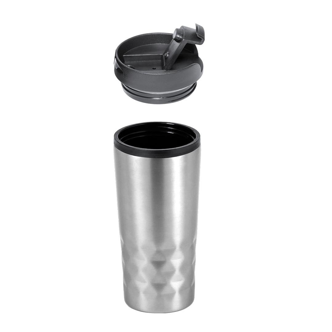 Vaso térmico personalizado Dritox de acero inox rombos brillante de 310ml - Tazas y vasos personalizados - Regalo Promocional Personalizado - imagen 6