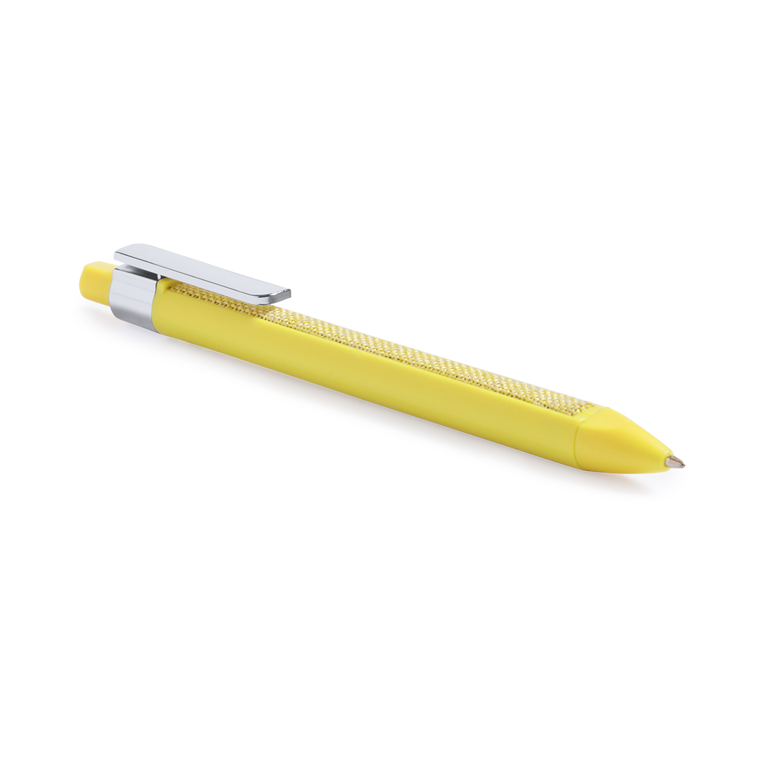 Bolígrafo personalizado Teins cuadrangular con tira de tela