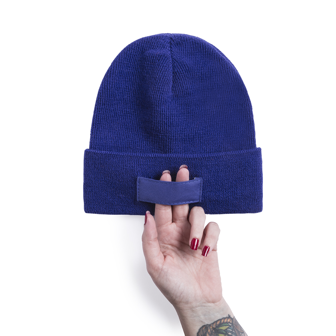 Gorro personalizado Holsen punto poliéster elástico doble capa