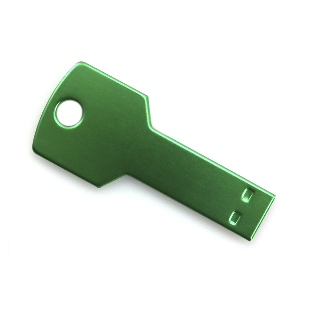 Memoria USB personalizada Fixing 16GB forma llave de aluminio - Tecnología - Regalo Promocional Personalizado - vista alternativa
