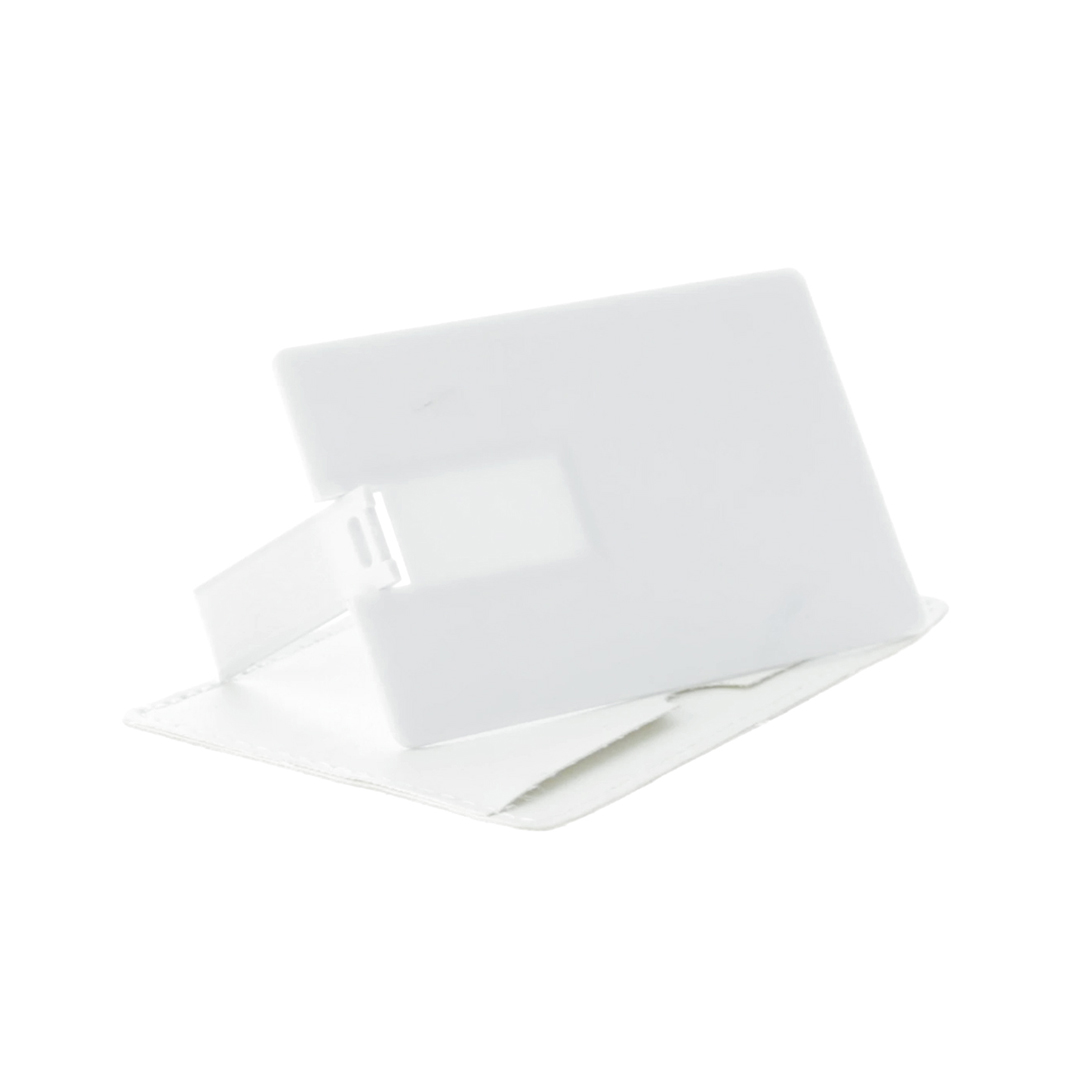 Memoria USB personalizada Sondy 16GB tarjeta con funda polipiel