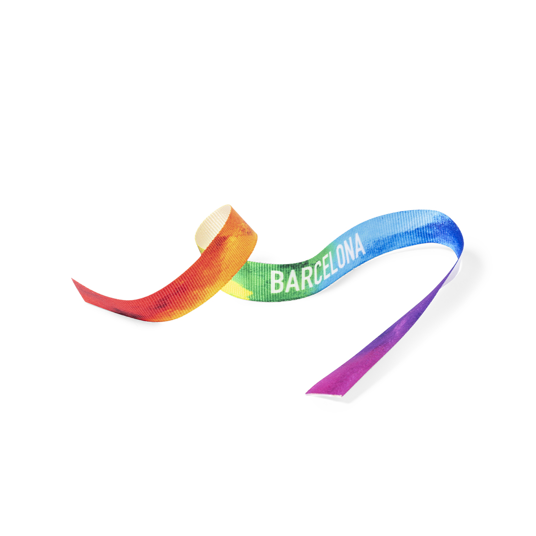 Pulsera personalizada sublimación Waylen de poliéster resistente - Pulseras personalizadas - Regalo Promocional Personalizado