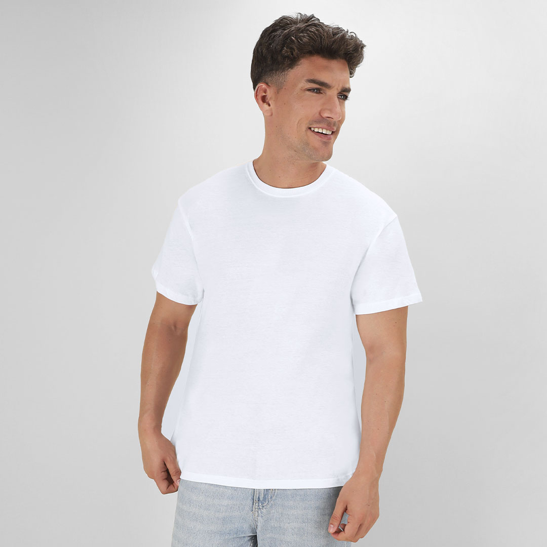 Camiseta personalizada para adulto Keya MC130 blanca de algodón - Ropa y accesorios - Regalo Promocional Personalizado