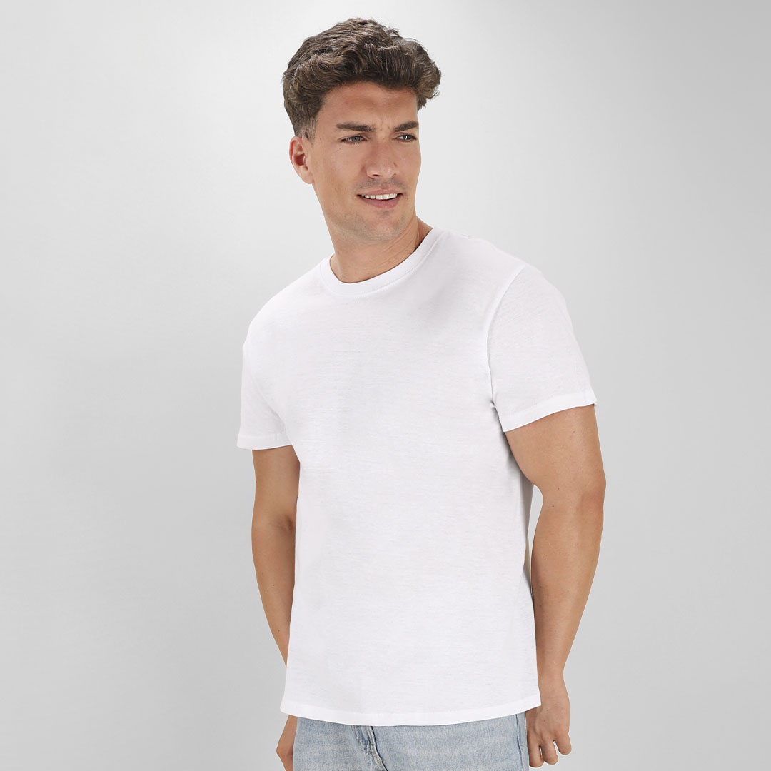 Camiseta Adulto Blanca 100% algodón de 180g/m2. - Ropa y accesorios - Regalo Promocional Personalizado