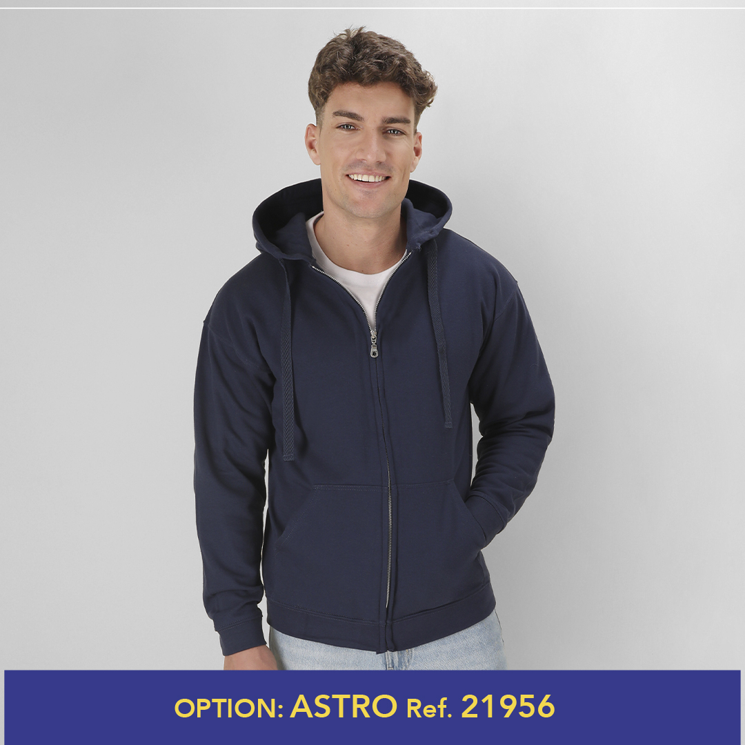 Sudadera con capucha y cremallera 280g Keya - Sudaderas personalizadas - Regalo Promocional Personalizado