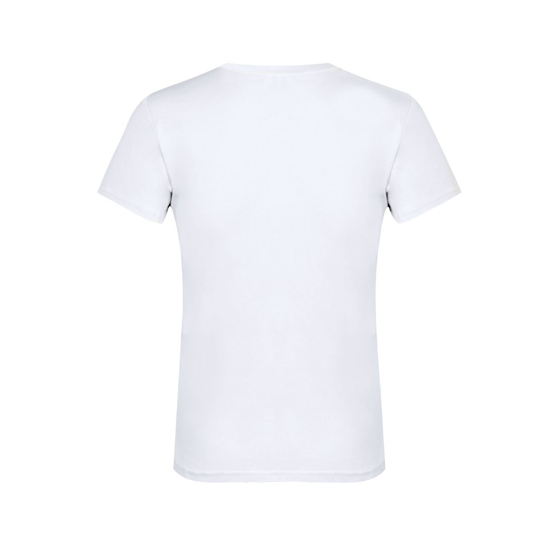 Camiseta personalizada para mujer Keya WCS180 blanca de algodón