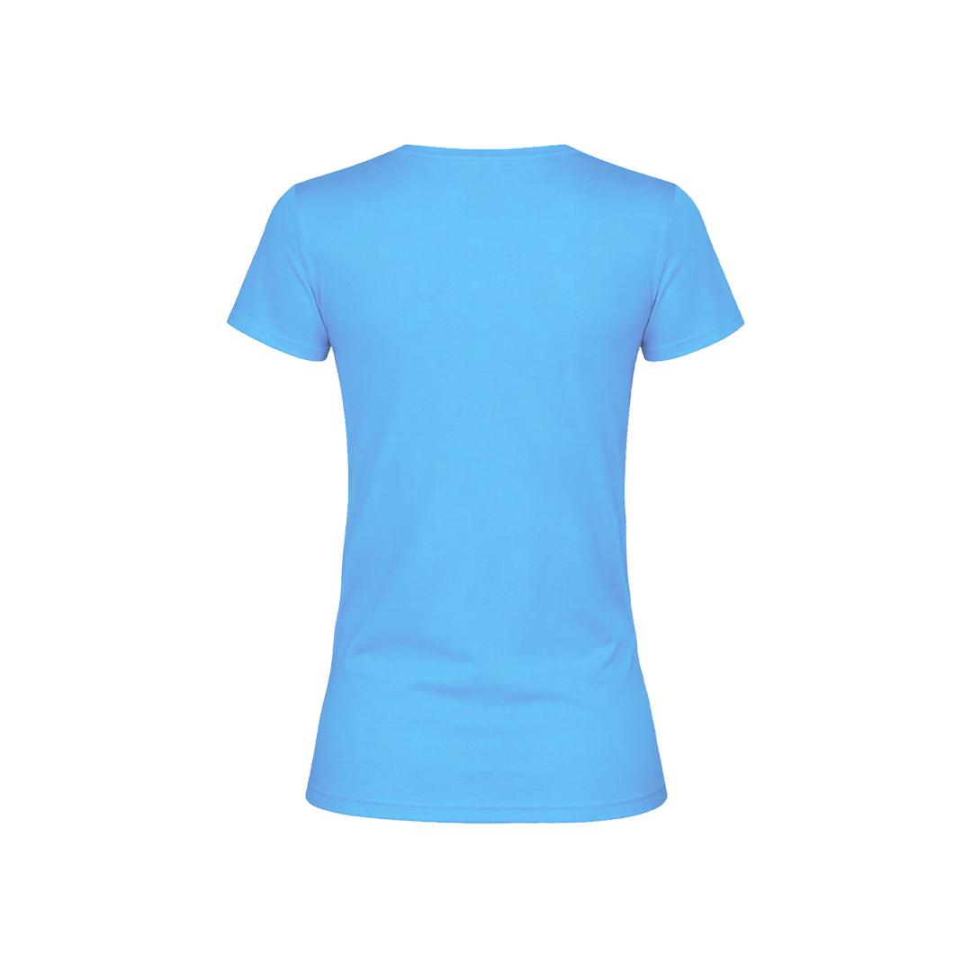Camiseta personalizada para mujer Keya WCS180 de colores de algodón - Ropa y accesorios - Regalo Promocional Personalizado - vista alternativa