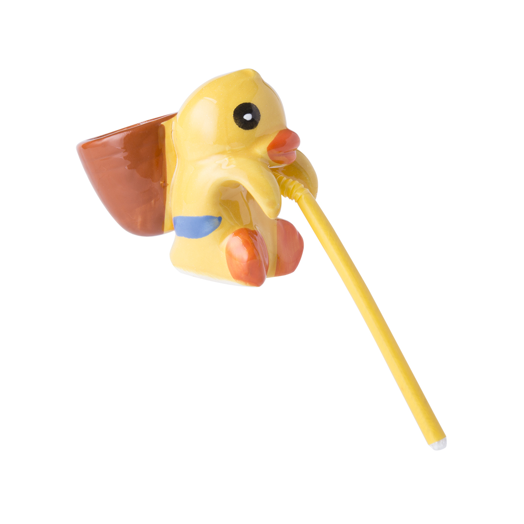 Maceta personalizada Chupon cerámica con diseño pato y gatito - Jardín - Regalo Promocional Personalizado - vista alternativa