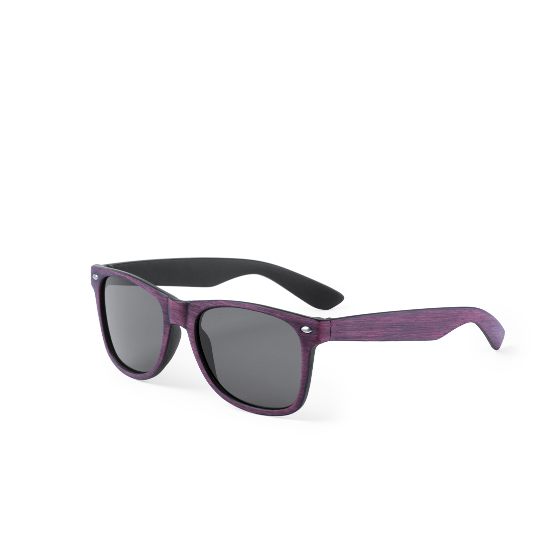 Gafas de sol personalizadas Leychan símil madera envejecida - Verano - Regalo Promocional Personalizado
