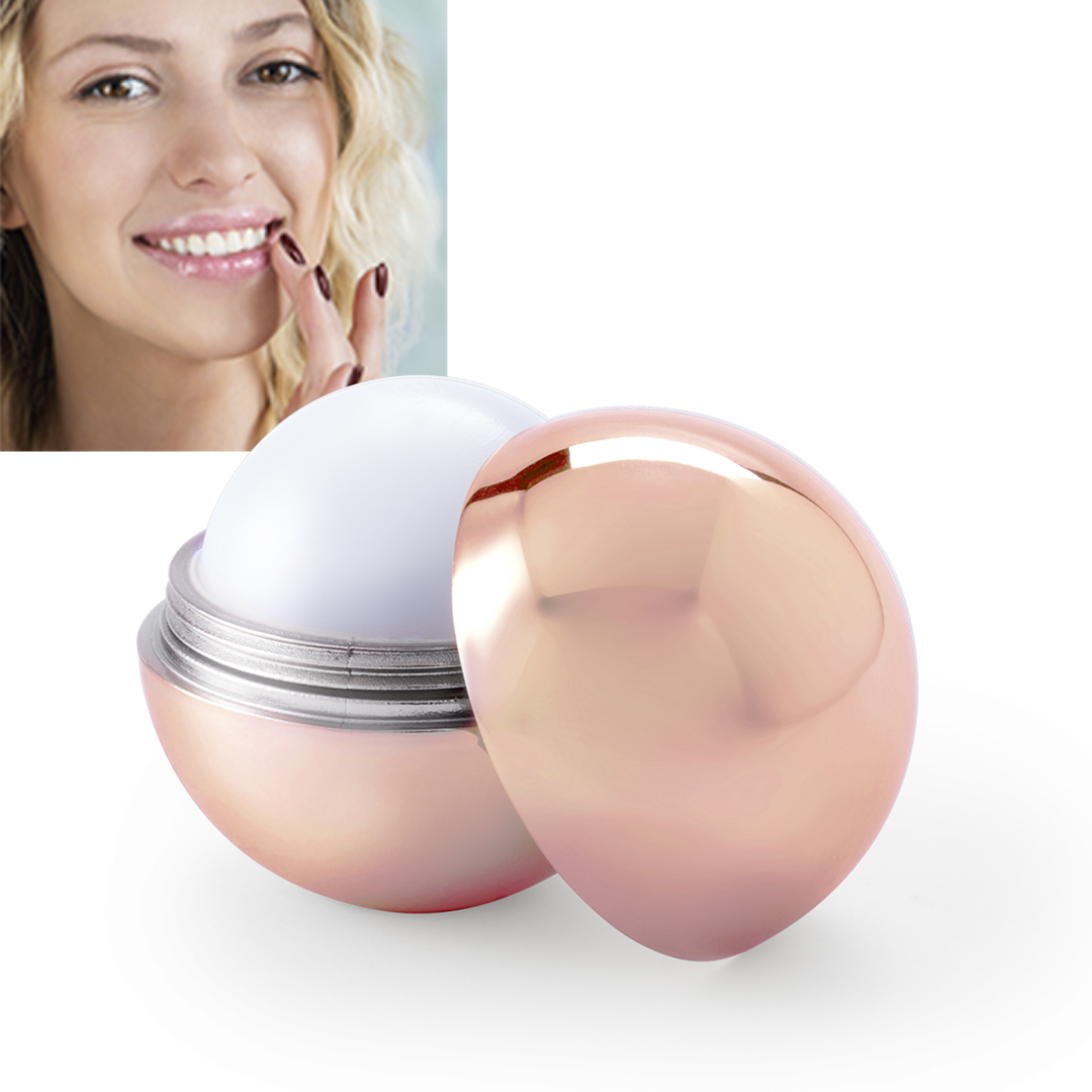 Bálsamo Labial Epson esfera dorado plateado oro rosa - Labiales personalizados - Regalo Promocional Personalizado - imagen 3