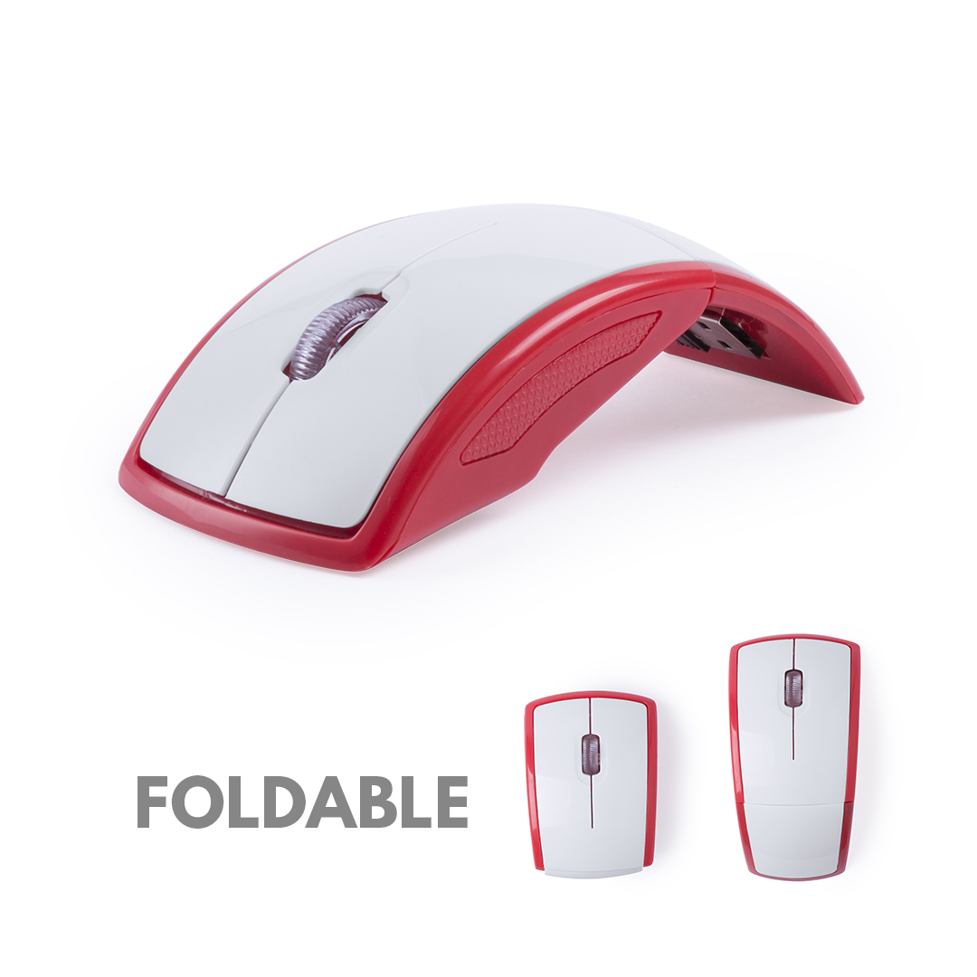 Ratón óptico inalámbrico personalizado Lenbal plegable en colores atrevidos - Tecnología - Regalo Promocional Personalizado - imagen 7