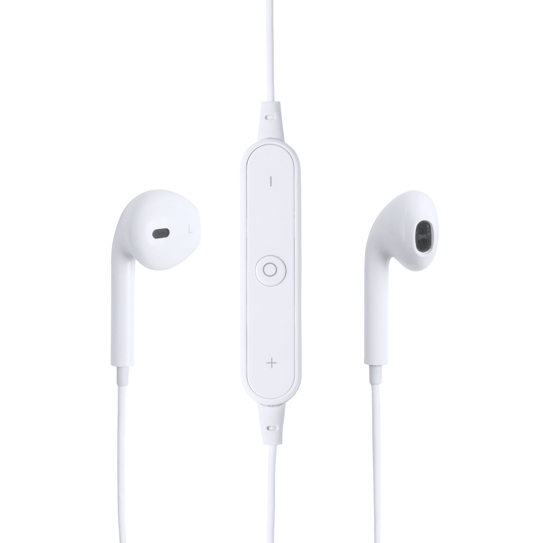 Auriculares Sopral minimalista polipiel estuche cremallera