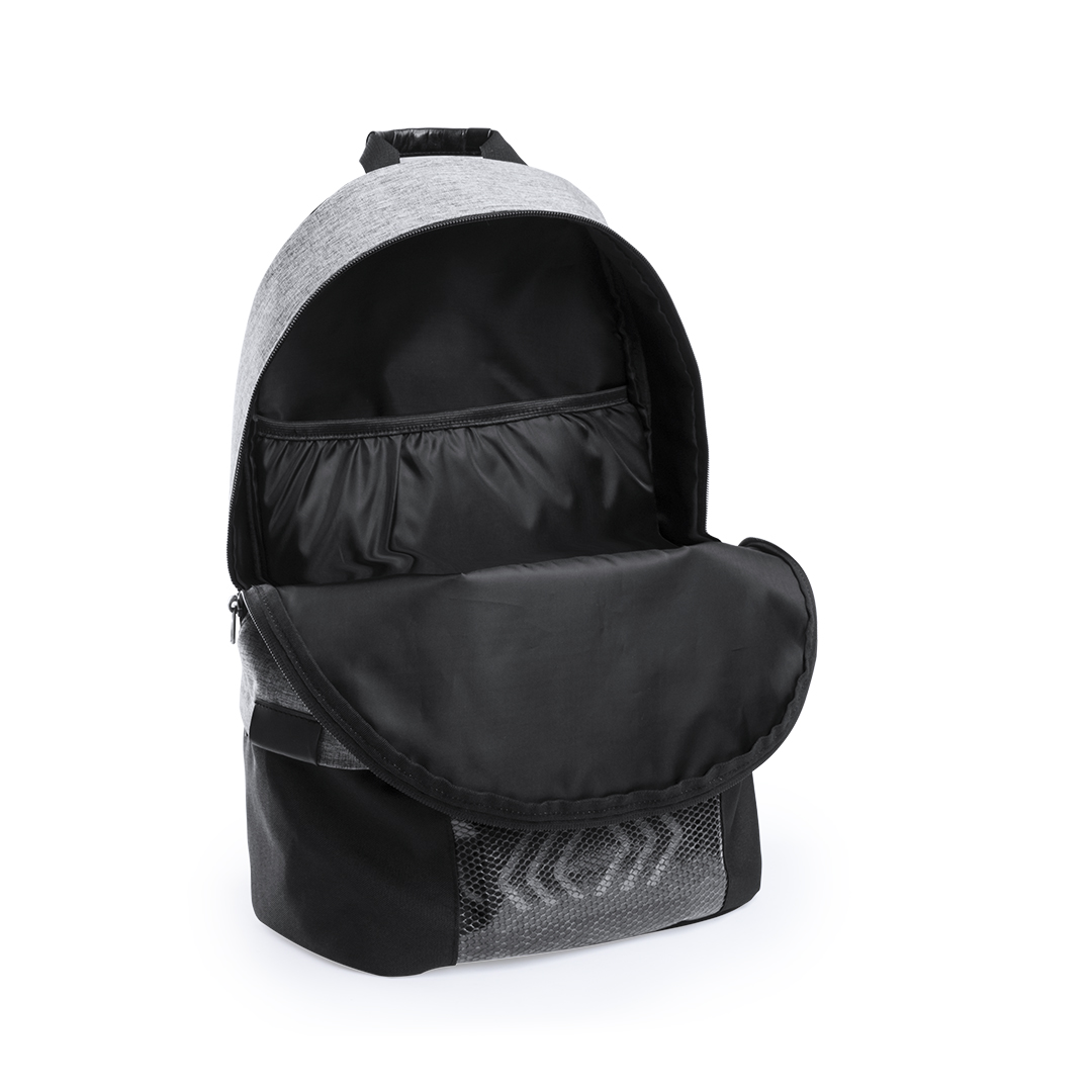 Mochila indicador personalizada Halton de poliéster 600D con señalización