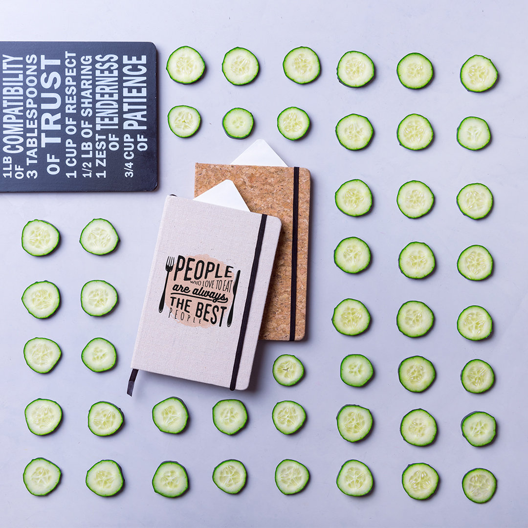 Bloc de notas personalizado Hartil ecológico en corcho natural con 80 hojas - Oficina - Regalo Promocional Personalizado - vista alternativa
