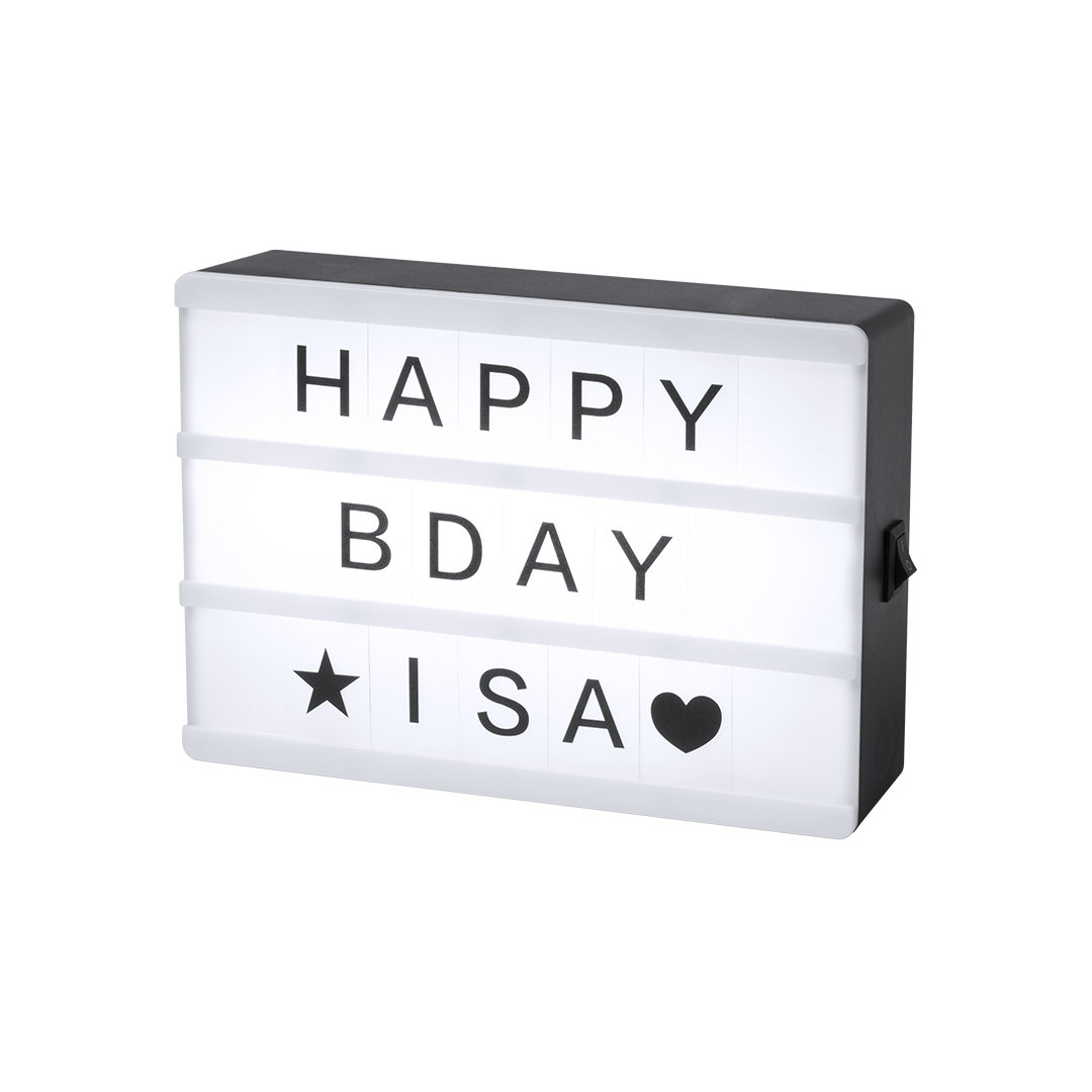 Caja de luz personalizada Cinemax con retroiluminación LED