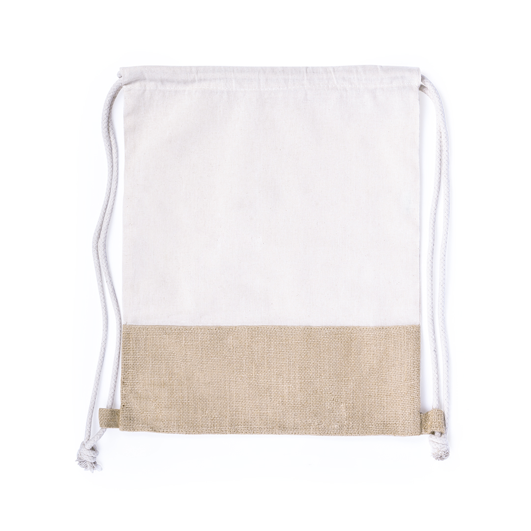 Mochila personalizada Badix de cuerdas con base de yute