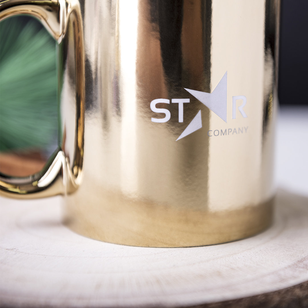 Taza de cerámica personalizada Renkur de 350ml con recubrimiento metalizado - Tazas y vasos personalizados - Regalo Promocional Personalizado - imagen 6