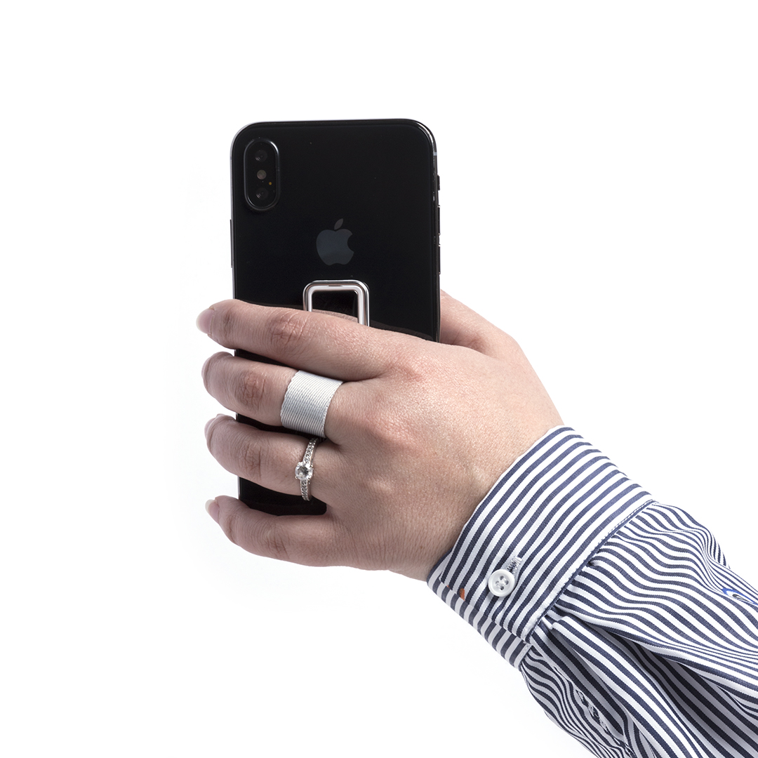 Soporte adhesivo para smartphone personalizado Manfix con cinta - Tecnología - Regalo Promocional Personalizado - imagen 3