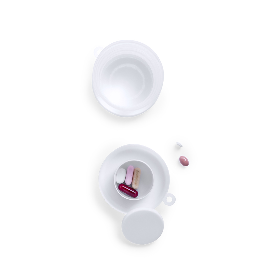 Vaso plegable personalizado Berty con pastillero de 220ml - Tazas y vasos personalizados - Regalo Promocional Personalizado - imagen 3