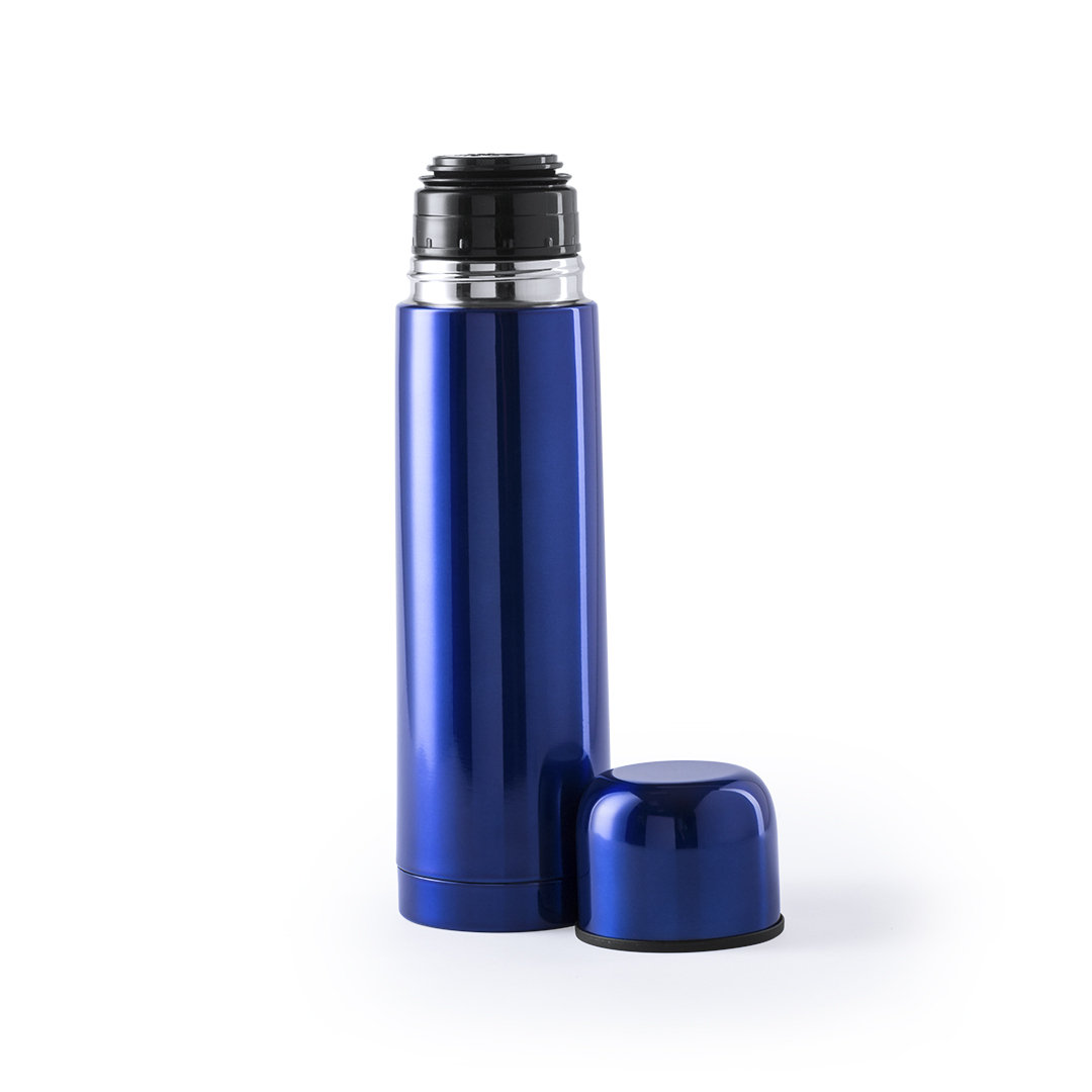 Termo de acero inox brillante con taza personalizado Tancher de 500ml - Termos personalizados - Regalo Promocional Personalizado - vista alternativa