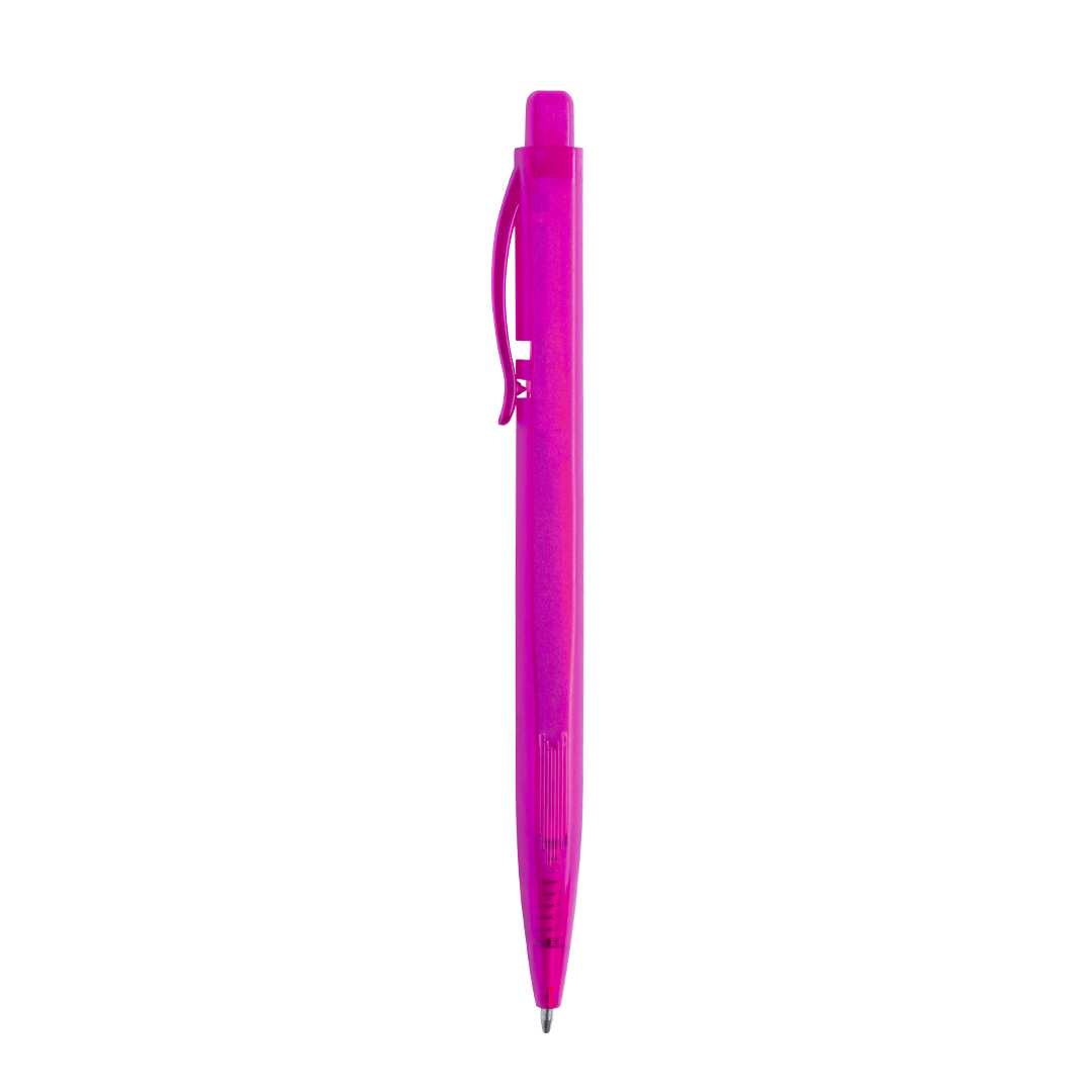 Bolígrafo personalizado original Dafnel rectangular translúcido monocolor - Oficina - Regalo Promocional Personalizado