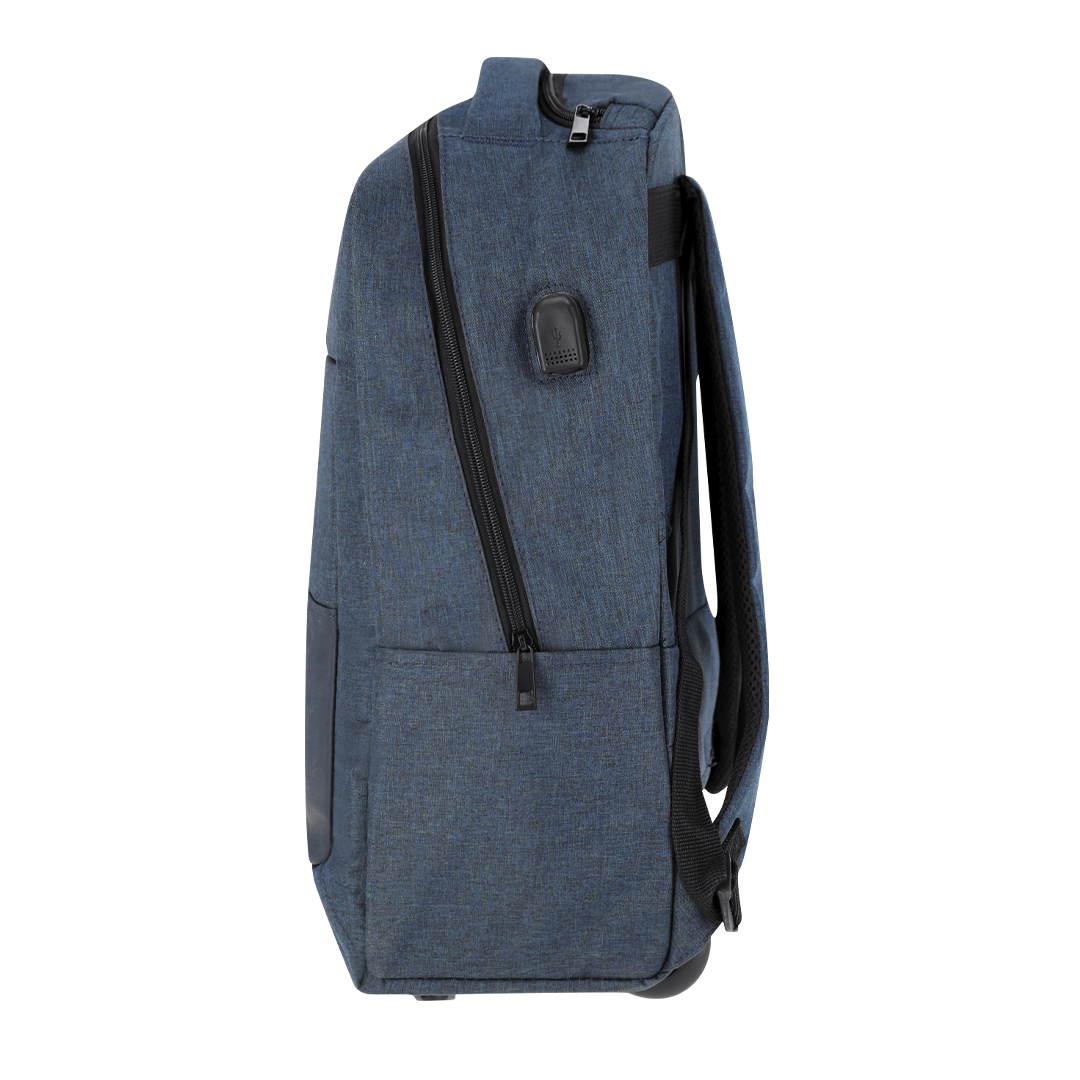 Mochila personalizada Trolley Haltrix de poliéster 300D con USB - Mochilas personalizadas - Regalo Promocional Personalizado - imagen 9