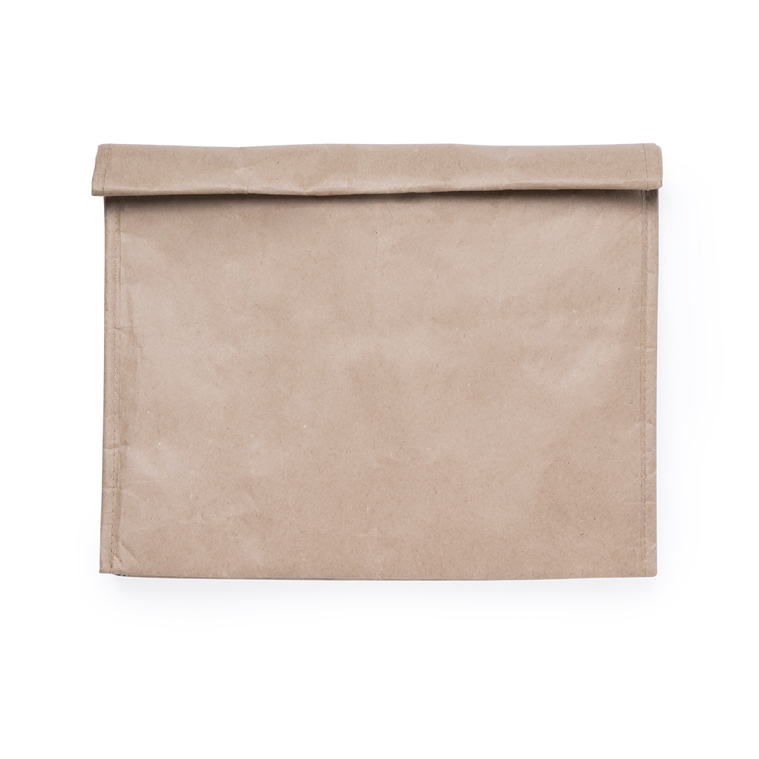 Bolsa térmica personalizada Laral de papel con cierre de velcro